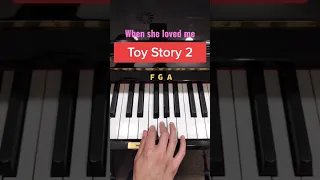 When she loved me, Toy Story 2 - PIANO TUTORIAL, right hand