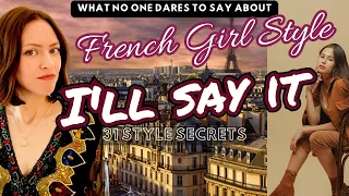 Other French Girl Style videos won't say this |  Parisian Secrets for American Fashion taste