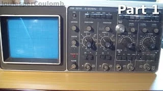 Philips PM 3214 Oscilloscope Repair. Part 1.