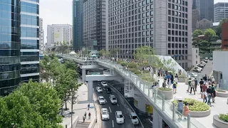 Tour the Seoul overpass that MVRDV converted into a plant-covered walkway