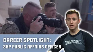 35P Public Affairs Officer. (The FACE of the Air Force.)
