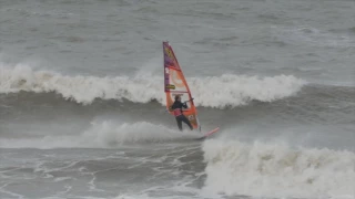 Windsurfing during Storm