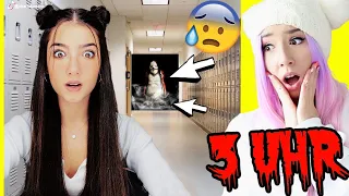 SCHAUE am FREITAG der 13 😱👻 um 3 Uhr Nachts niemals diese TIKTOKS alleine in der SCHULE an