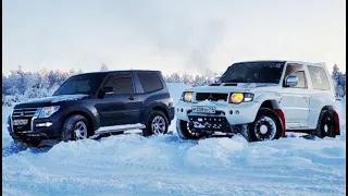 TEST: PAJERO EVOLUTION vs PAJERO 4. в -33 с