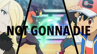 Ash Vs Cynthia Full Battle AMV (Not Gonna Die)