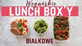 Wegańskie LUNCH BOX białkowe | 2 śniadania do szkoły lub pracy