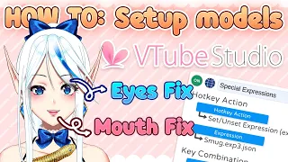 【HOW TO: Live2d】Vtube Studio tutorial - Fix weird eyes and mouth  - YoshinoArt