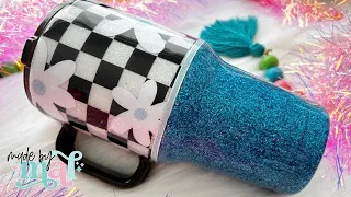 Boy Mom Checkerboard Tumbler Tutorial | Mother's Day Series 2024