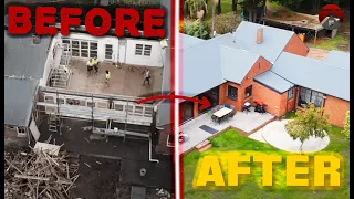 From Abandoned Rehab Facility to Family Home | Complete Transformation - 4 Month Time-lapse