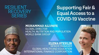 Supporting Fair and Equal Access to a COVID-19 Vaccine | Resilient Recovery Series