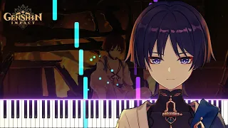 Wanderer: Ashes - Genshin Impact Character Teaser PV OST | [Piano Cover] (Synthesia)「ピアノ」