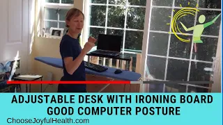 How to make an adjustable desk with ironing board