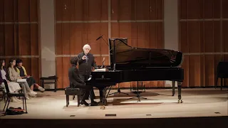 Richard Goode Piano Masterclass | Kaufman Music Center | SummerFest 2023