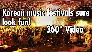 360º Experience in a Crowded South Korean Music Festival