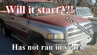 12v Cummins First Start up Attempt in Over 8 Years!!