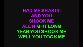 AC DC karaoke  You Shook Me All Night Long