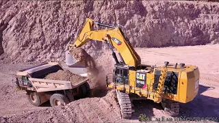 Mountain removal 101 - You bring in a Caterpillar 6015B and 777's