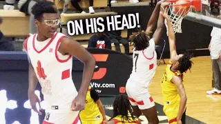 Bryce James Crazy Hype Game W/ Team Huncho! Pharaoh Compton INSANE POSTER DUNKS!