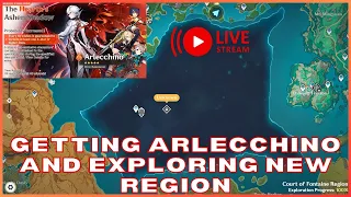 Pulling For Arlecchino & Unlocking New Area! | Genshin Impact