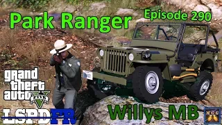 Park Ranger Patrol in a Jeep Willys MB | GTA 5 LSPDFR Episode 290