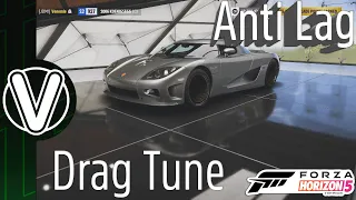 Forza Horizon 5 | Koenigsegg CCX Anti Lag Drag Tune *Faster* (Forza Horizon 5 Guides)