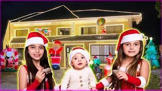 SERA QUE ELE CHOROU COM O PAPAI NOEL ? 🎅🏼 🎄 JÉSSICA GODAR, LAURINHA E HELENA E GABRIEL