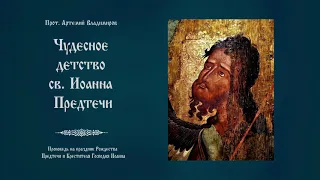 « Чудесное детство св. Иоанна Предтечи». Проповедь протоиерея Артемия Владимирова. 070720.