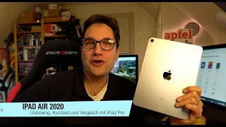 iPad Air (2020) Unboxing, Kurztest und Vergleich mit iPad Pro (4K)