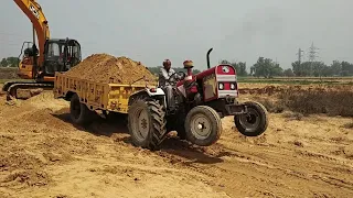 Eicher 242 ka jor dekho maati ke full bhare huye dumfer ko akela hi leker nikal gya