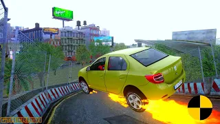 GTA 4 CRASH TESTING REAL CAR 412