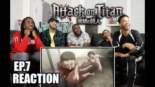 A GOOD TITAN!? ATTACK ON TITAN EP.7 REACTION/REVIEW