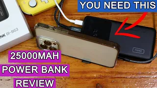 INIU BI B63 25000mAh Fast Charging Power Bank Review