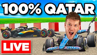 100% Full Qatar GP Vs Viewers! F1 23 Online Races | LIVE 🔴