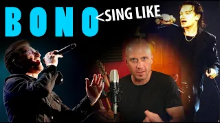 How to Sing Like Bono. U2 (Unique Tone, Phrasing & Charisma. Subtle Mix, Feathering) Not a Reaction