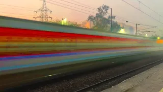 Rajdhani, Duronto and Superfast Trains Thrashing PANIPAT JUNCTION at Full Speed - Delhi Ambala Line