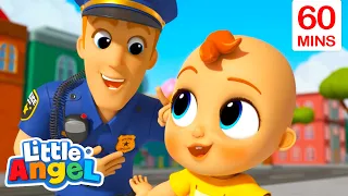 Safety Officer Police Song | Job and Career Songs | @LittleAngel Nursery Rhymes for Kids