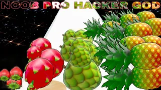 NOOB vs PRO vs HACKER vs GOD in Fruit Rush 🔥🔥🔥