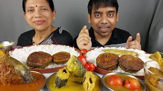 CHICKEN Family vs FISH Family MOTHER vs SON Food Eating Challenge