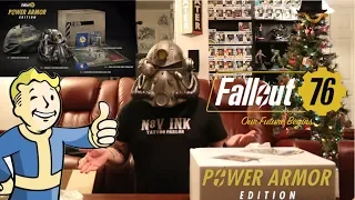 Fallout 76 Power Armor Edition Unboxing PS4