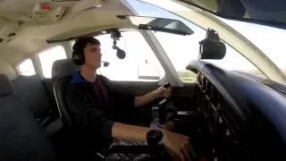 First Solo Flight | 16 Years Old | GoPro | ATC Audio