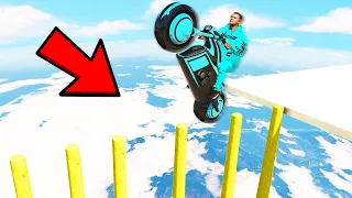 CHOP CHALLENGED ME TO DO 1000% IMPOSSIBLE PARKOUR RACE in GTA 5!