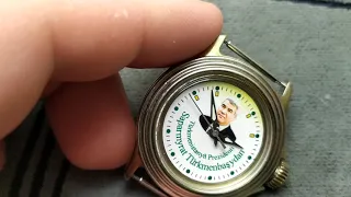 Wrist watch VOSTOK komandirskie Saparmurat Niyazov Turkmenbashi/Collectible watch WOSTOK Turkmenista