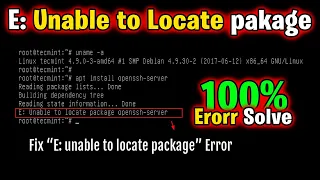 How to Fix "E: Unable to Locate Package Error" in Kali Linux | Solve "E: Unable to Locate Package"!