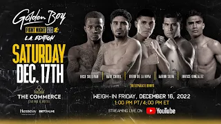 GOLDEN BOY FIGHT NIGHT: WEIGH-IN