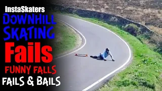 Crazy Downhill Skating Fails Compilation | Downhill Skaters Crashing, Falling, and Bailing On Hills