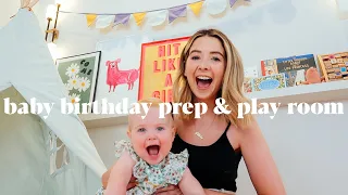 Baby Birthday Plans & Playroom | ad