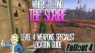 Fallout 4 | The Scribe | Level 4 Armor Merchant | Location Guide