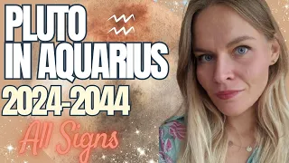 A HUGE SHIFT💫PLUTO back to AQUARIUS ♒️ JAN 21st, 2024 -2044 I ALL SIGNS ✨️