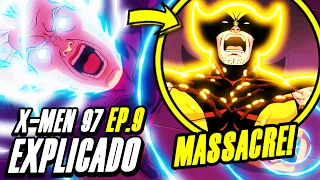 PASSOU DO LIMITE!! X-MEN 97 EP. 9 EXPLICADO (FINAL + ANÁLISE + TEORIA) WOLVERINE MASSACRE E MAGNETO