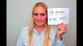 Video 877 10 % discount on our courses!